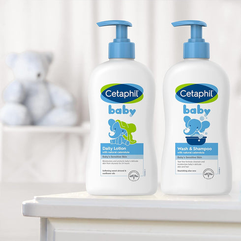Oils,6.7 Oz (Packaging Cetaphil Baby Daily Lotion with Organic Calendula, Hypoallergenic, Sweet Almond & Sunflower Fl.