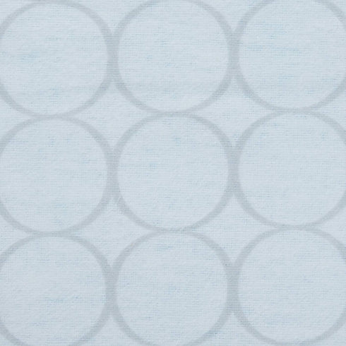 SwaddleDesigns Large Receiving Blanket, Ultimate Swaddle for Baby Boys, Softest US Cotton Flannel, Sterling Mod Circles