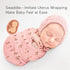 Momcozy 4-Pack 47"x47", Muslin Swaddle Blankets, Breathable and Skin-Friendly Receiving Blankets, Best Wishes Swaddle