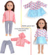 10 Sets 18 Inch 10 of American Doll Clothes, Including of Doll Clothing Dress Outfits for Gift Dolls, Birthday Gifts