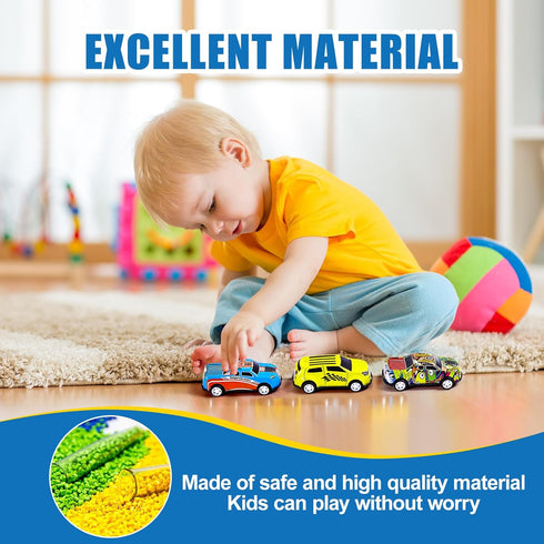 36PCS 3-8, ZHFUYS Metal Pull Back Cars Toy for Kids, Toy Cars for Kids Ages Race Cars Party Favors for Kid Toys, Party