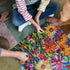 Bgraamiens 1000 Pieces Puzzle - Mosaic Art Flowers - Stained Glass Art Puzzle with Flowers, Impossible Color Challenge