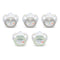 NUK Comfy Orthodontic Pacifiers for 0-6 Months, BPA-Free, 5-Pack, Soft & Durable Design