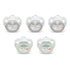 NUK Comfy Orthodontic Pacifiers for 0-6 Months, BPA-Free, 5-Pack, Soft & Durable Design