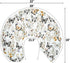 Summer Boho Floral Butterflies Nursing Pillow Covers for Boy Girl Vintage Wildflowers Leaves Nursery Feeding Pillowcase