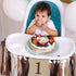 1st Birthday Decorations for High Chair Banner Boy's First Highchair Birthday Banner Baby Wild One Burlap Decorations