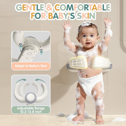 HDUYFYD 8-36 Baby Bath Stand-Baby Shower Stand Duck with Strong Suction Cups. Foldable Adjustable Bath Support