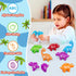 Kasfalci Alphabet Learning Toys, Dinosaur Toys for Kids, ABC Learning for Toddlers, Matching Letter Game,Color