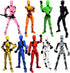 Dumwick Assembly Completed Titan 13 Action Figure Set,Titan 13 Robot Action Figures 3D