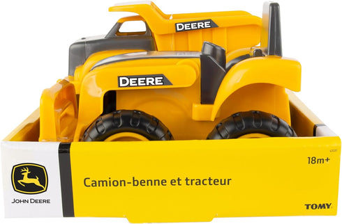 JD DUMP TRUCK/TRACTOR TY, Construction Toy