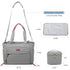 Set, 3-Piece Set 15.7" 8" 11", 3 LOVEVOOK Diaper Bag with Laptop Pocket, Cooler Bag & Changing Pad, Fits Most Breast