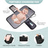 Backpack, Lozenge-Black LOVEVOOK Diaper Bag Quilted Baby Bag with Changing Pad & Pacifier Holder, Waterproof Travel
