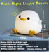 DREAMING MY DREAM Cute Duck Lamp,Do Do Duck Night Light,Silicone Squishy Nursery Bedside Lamp,USB Rechargeable Touch