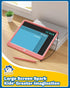 TEKFUN 12in LCD Writing Tablet for Girls, Erasable Doodle Board with Stylus, Mess Free Coloring Travel Toys for 3-7