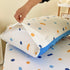 4 Set Set Piece Toddler Bedding for Boys,Cars Construction Toddler Bed Comforter Includes Comforter,Flat Sheet,Fitted