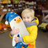 PEACH CAT Cute Long Banana Duck Plush Pillow Toy, 19.7" Duck Plushie with Nightcap for Kids