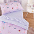 Set 4 Set Wake In Cloud - Butterfly Toddler Bedding for Girls, Cute Colorful Butterfly with Floral Flowers, Pieces Soft