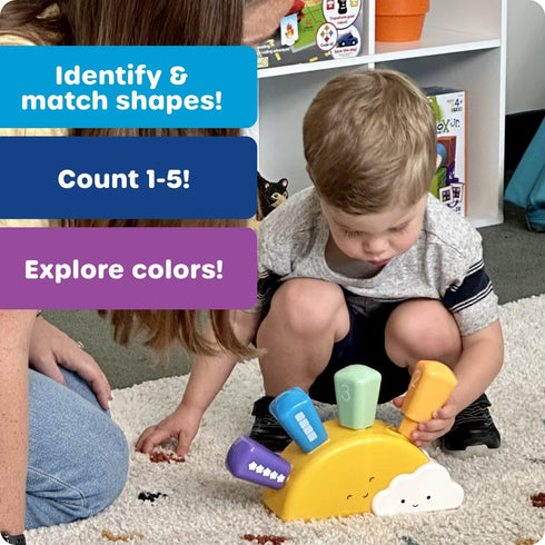 Learning Resources Sunshine Shape Sorter, Fine Motor Skills, Numbers Matching Skills Activities, Montessori Toddler