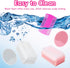 Set 5) Cradle Cap Brush for Babies, Baby Bath Essentials with Silicone Scrubber Bath Sponge Dual-Sided Comb