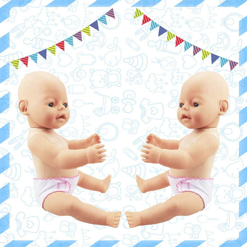 DC-BEAUTIFUL 4 Pack Baby Diapers Doll Underwear for 14-18 Inch Baby Dolls, Suitable for Infant Dolls