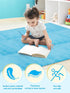 12 (11.8", pcs Thickened Plush Foam Interlocking Floor Mats, Foam Mats for Floor Baby with Edgings, Soft Anti-Slip