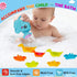 BeneFine Kids,12 Baby Bath Toys for PCS Mold Free Bath Toys for Toddlers with Floating Boats,Watering Can,Floating