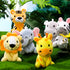 12 4" Pcs Mini Safari Stuffed Animals Bulk Jungle Plush Toys Giraffe Tiger Elephant Zebra Lion Forest Animals Keychains