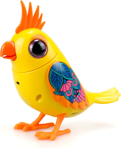 Digibirds Interactive Cockatoo, Small Yellow Toy