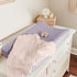 2Pack 33x17x7in Susurration Changing Pad Covers Super Soft Minky Dots Plush Changing Table Covers Breathable Changing