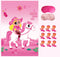 Cowgirl Birthday Party Decorations, Disco Pink Cowgirl Western Horse Favor Supplies, Pin The Boot on The Cowgirl Game.