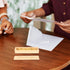 Toyvian Wooden Pregnancy Test Box with Lid Elegant Female Keepsake Storage Case for Announcements Multifunctional