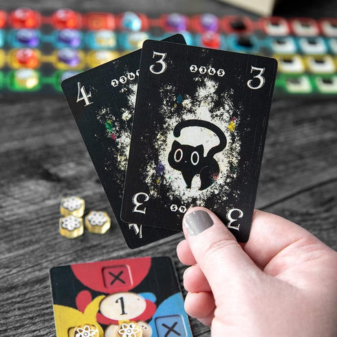 2 5 10 Cat in the Box Deluxe Edition Game by Bezier Games | Quantum Trick Taking Strategy Card Game for to Players |