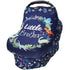 Baby Car Seat Cover for Boys, Little Brother Canopy, Multiuse Nursing Covers, Dinosaur Theme, Ultra-Soft
