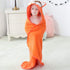 MICHLEY Animal Hooded Baby Towel Washcloth - Premium Cotton Bathrobe for Girls Boys 0-6T (Fox)