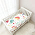 Bseiialft 52 28 Mushrooms Hedgehogs Crib Sheets for Boys Girls Soft and Breathable Cotton Baby Sheets for Standard Crib