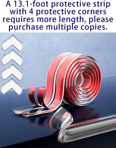 Tayfeim 3M (13.1ft4M 0.6 0.6in 4 Corner Protector Baby,Corner Protectors for Furniture,Crib Bumpers,Edge Protector