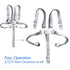 ZARPMA High Chair Security Straps, Replacement 5 Point Safety Harness for High Chair/Pram