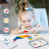 Vanmor Wooden Tangrams Sets, Educational Toy Pattern Blocks, Shape Card Brain Teaser Puzzles, Travel Games for Kids 4-8