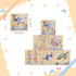 6 Bedroomm Pcs Ocean Animal Nursery Decor Blocks Wooden Shelf Decor for Baby Nursery Room Kids