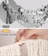 Stuffed Animal Hammock, Extra Large 56'' Long/Cream, Vertical Toy Storage Organizer for Plush Toys