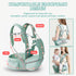6-in-1 0-36 Baby Carrier with Hip Seat for Newborn to Toddler, Ergonomic Infant Carrier for Month Baby, All Positions