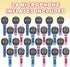 ArtCreativity Inflatable Microphones, 24 Pieces, 11 Inches Durable Blow Up Microphone for Party Props and Fun