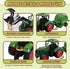 Set yset 3-7 Peagprav Farm Tractor Toys Bale Haying Round Baler with Barn, Farmer,Cow,Farm Tools,Tree Farm Tractor Pla