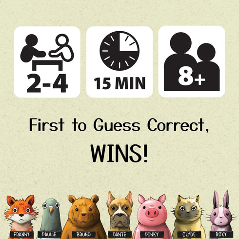 Gamewright - Deduckto - A Quacking Deduction Card Game for Kids Ages 8 and Up, Perfect for Family Game Night!