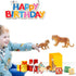 Gemini&Genius Leopard Toys for Kids, Safari Animal Cheetah Family Playset Figures, Wildlife Models for Birthday Gifts
