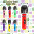 CCINEE 12 Pack Inflatable Microphones, 9.4 Inch Giant Props for 80s 90s Musical Concert Themed Party