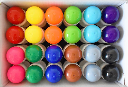 Set 24 Pack-12Colors Yuanhe Bingo Daubers Dot Markers - Mixed Colors