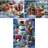Set (3) 1000 20" 27" Bits and Pieces - Value of Three Piece Jigsaw Puzzles for Adults - Each Puzzle Measures X - Winter