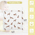 11.8 11.8 inch, sizex3 vvfelixl Baby Cotton Washcloths Boxer Dog Infants Bath Towel for Unisex Puppy Face Towels