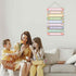 MONALET 12x19 Pastel Cute Inspirational Motivational Wall Art Decor for Girls Room Nursery Baby Kids Playroom Bedroom